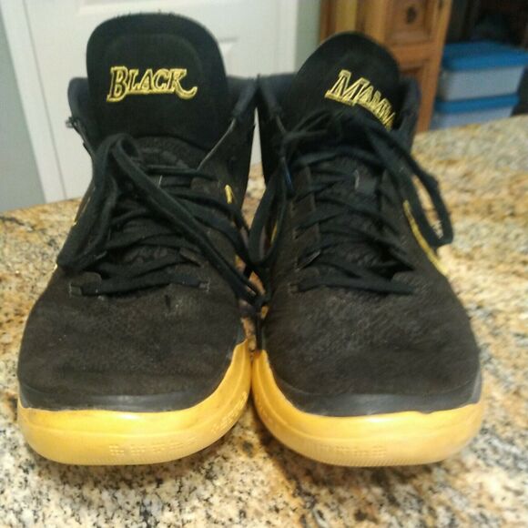 2017 Nike Kobe A.D. Mid BM City Edition Black Mamba Lakers AQ5164-001 Size 10 main image 7